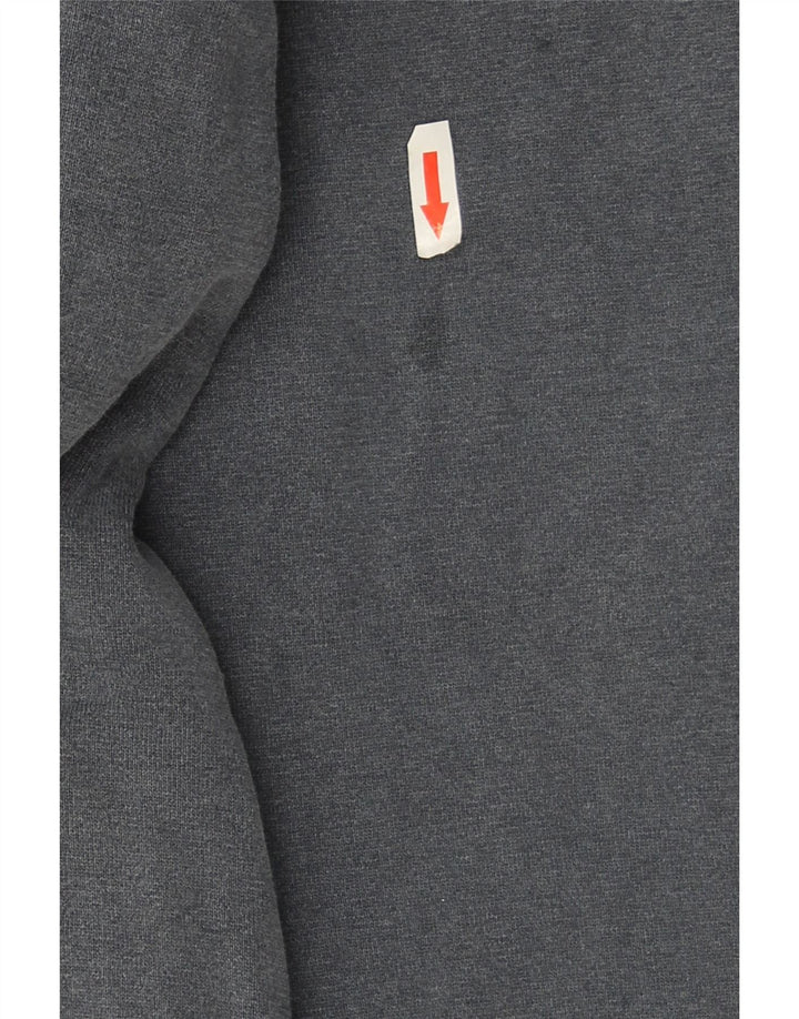 Męska bluza z zamkiem błyskawicznym Orvis, duża, szara bawełna