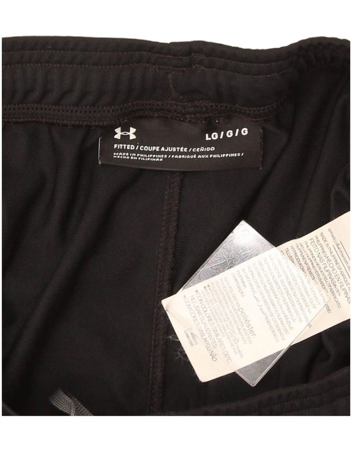 Męskie spodnie dresowe Under Armour, duże, czarne, poliestrowe