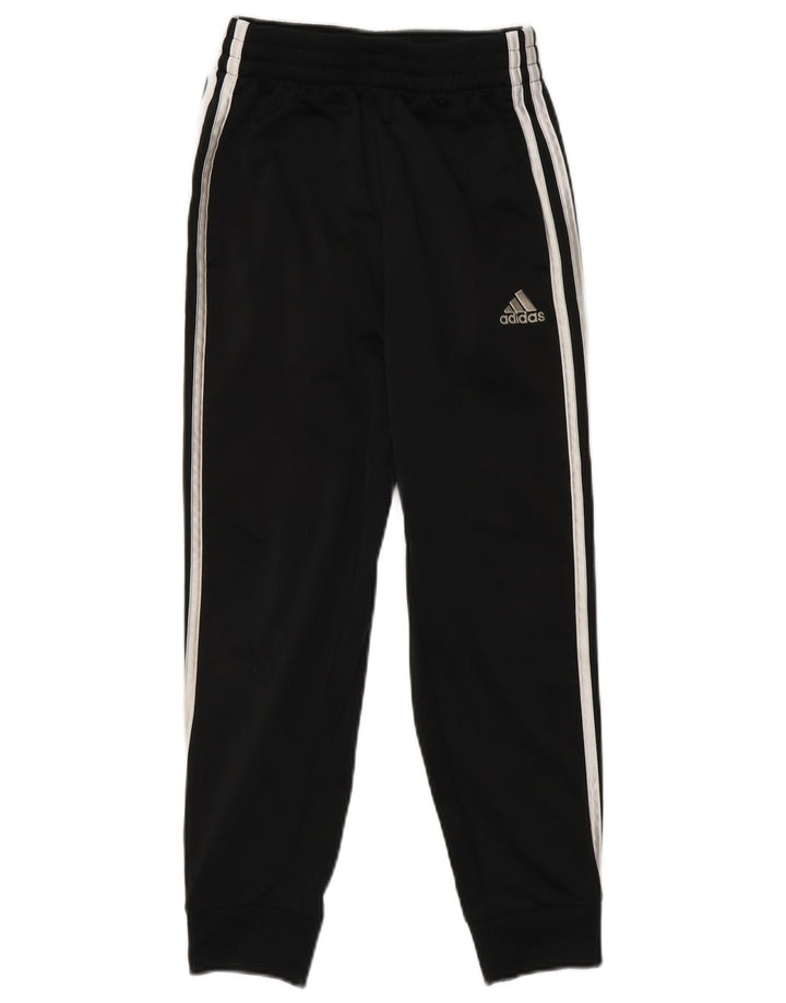 Adidas Chłopięce Spodnie Dresowe Joggery 7-8 Lat Małe Czarne Poliester