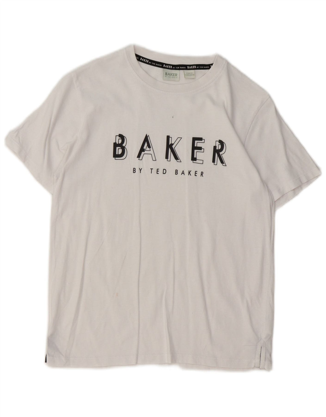 Chłopięcy T-shirt z grafiką TED BAKER, 10-11 lat, biała, bawełniana