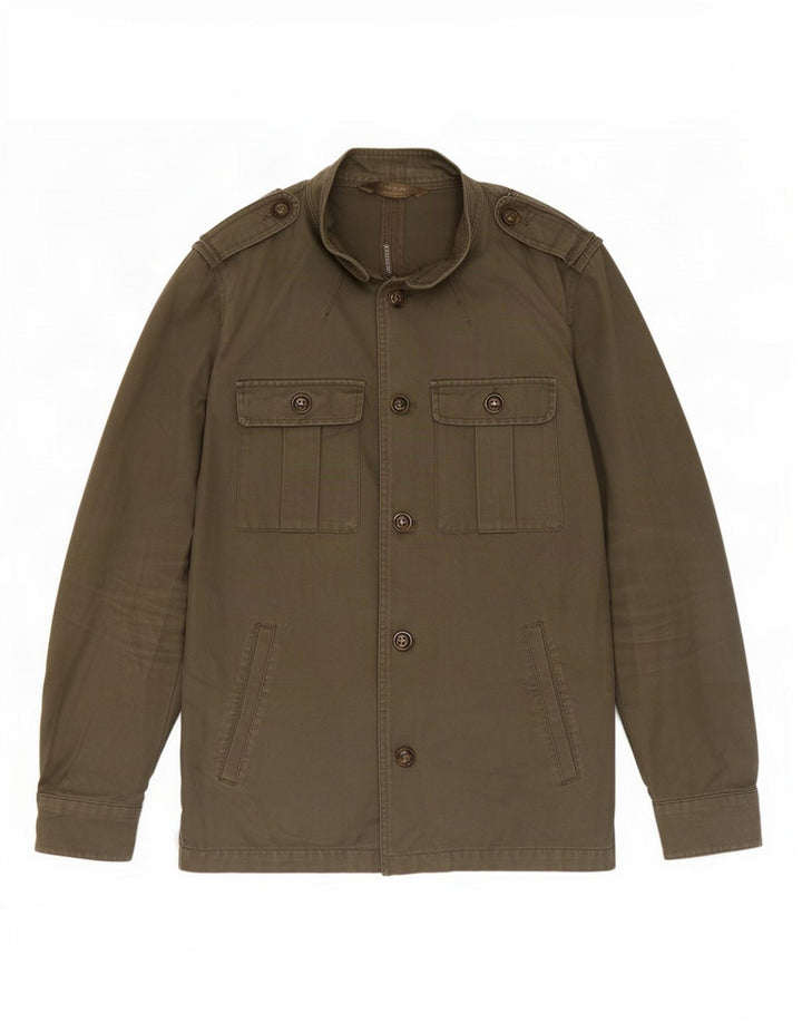 Męska kurtka wojskowa Zara UK 38, średnia bawełna khaki