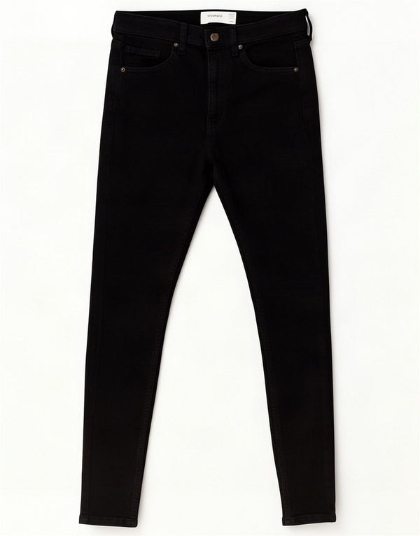 Topshop Damskie Jamie Skinny Jeans Rozmiar 8 W26 L27 Czarna bawełna