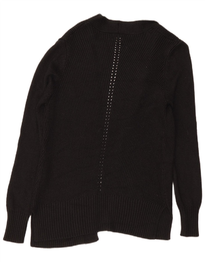 Sweter damski Fat Face z otwartym kardiganem UK 10, mały, czarny