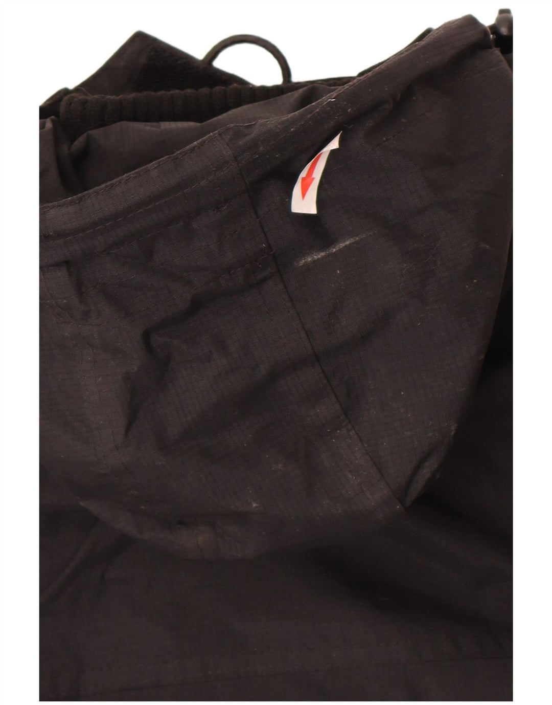 Damska kurtka przeciwdeszczowa z kapturem Superdry UK 12, średni czarny nylon