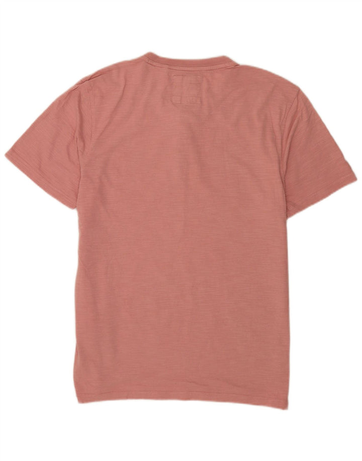 T-shirt męski Fat Face, duży, różowy, bawełniany