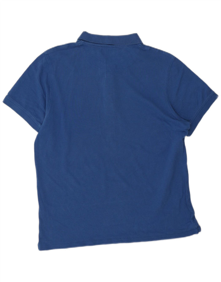 Męska koszulka polo Lyle & Scott XL, niebieska, bawełniana
