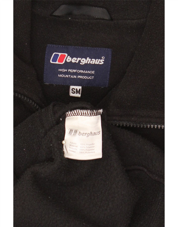 Męska kurtka polarowa Berghaus UK 36, mała, czarna, poliester