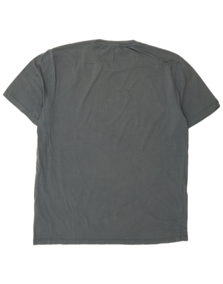 T-shirt męski Reiss, duży, niebieski, bawełniany
