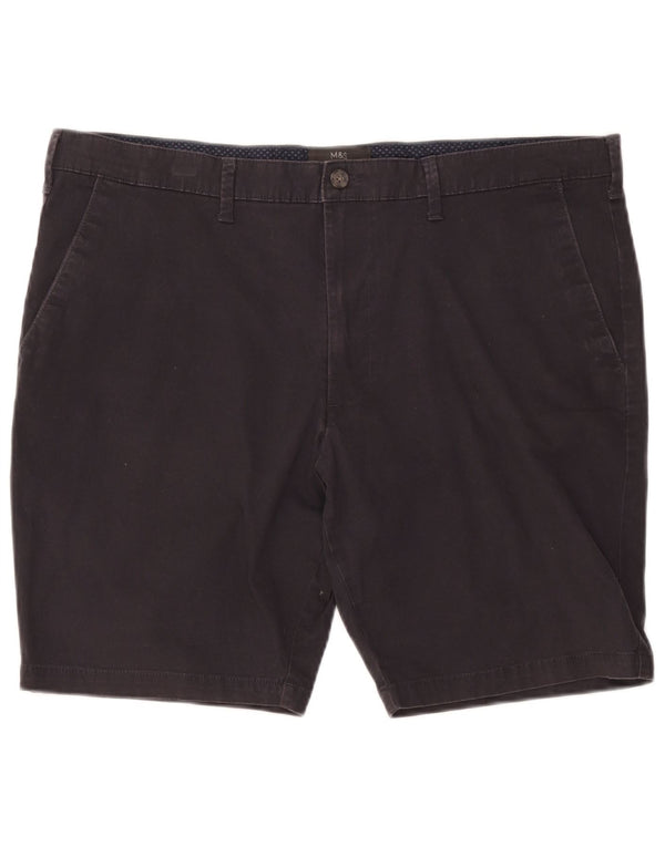 Męskie spodenki Chino Marks & Spencer W40 XL, czarne, bawełniane