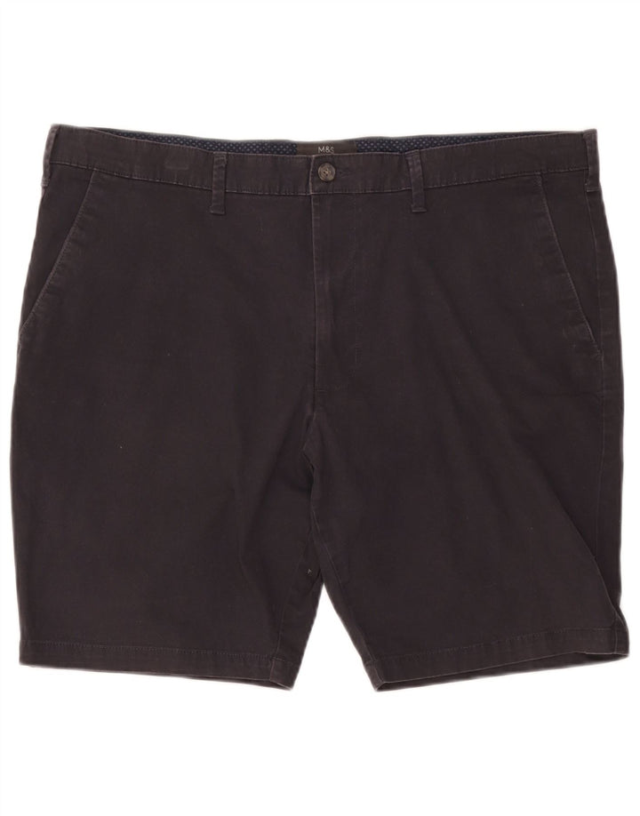 Męskie spodenki Chino Marks & Spencer W40 XL, czarne, bawełniane