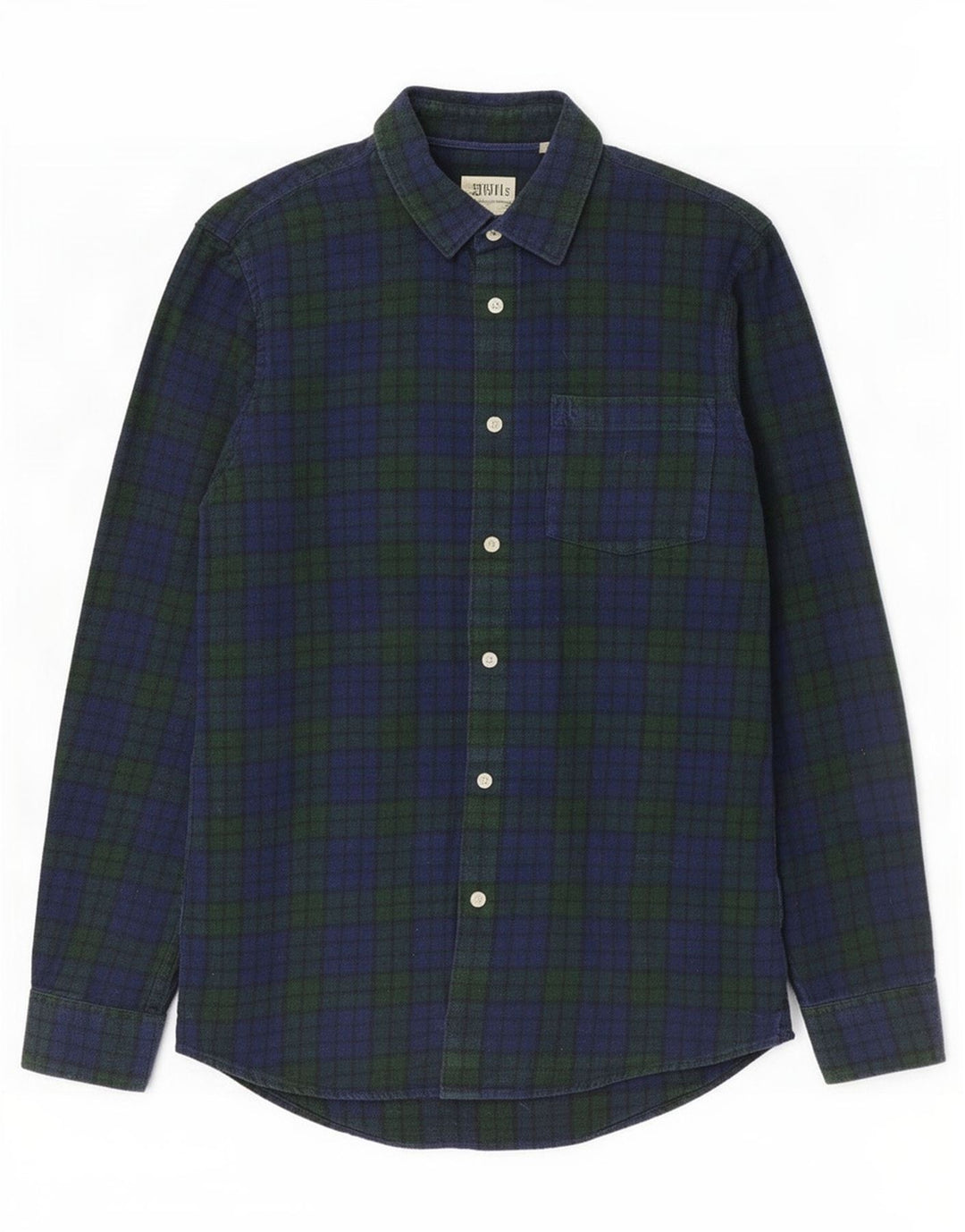 Koszula flanelowa męska Jack Wills, mała, granatowa, bawełniana