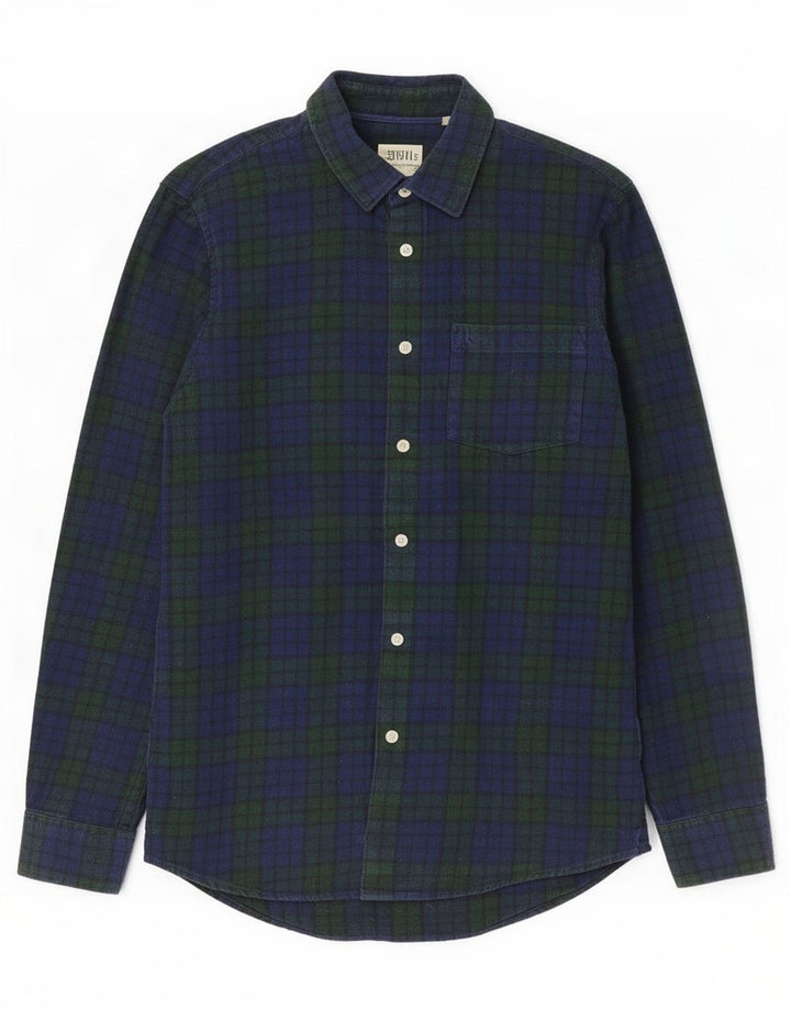 Koszula flanelowa męska Jack Wills, mała, granatowa, bawełniana