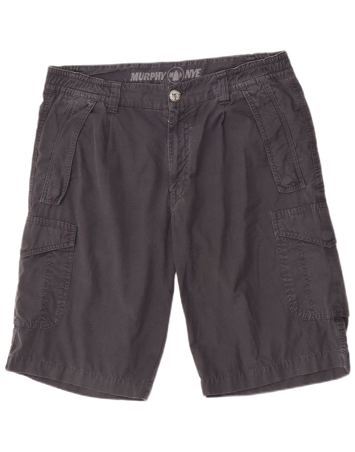 Męskie spodenki cargo Murphy & Nye W36, duże, granatowe, bawełniane