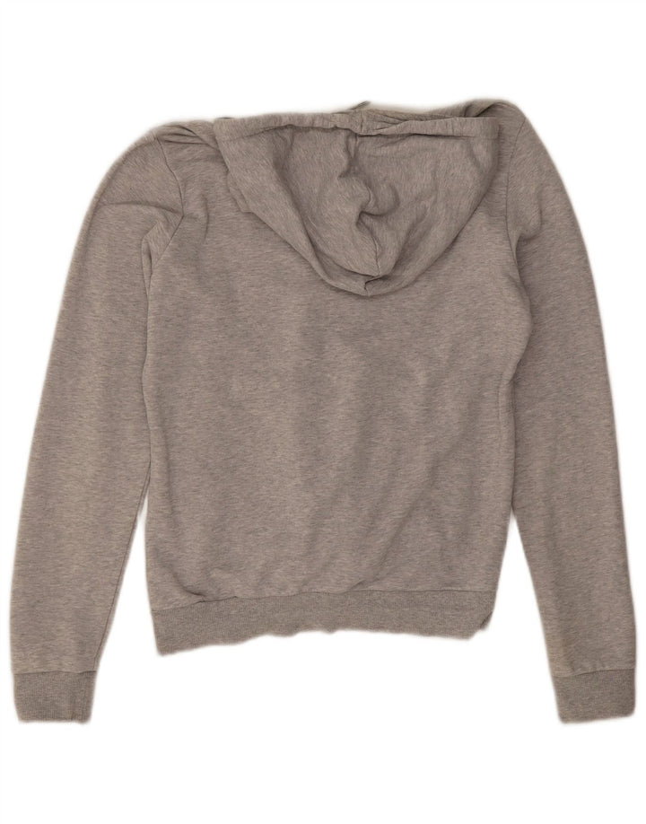 Damska bluza z kapturem Puma z grafiką UK 12, średnioszara, nakrapiana