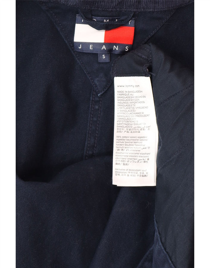 Męska kurtka bomberka Tommy Hilfiger UK 36, mała, granatowa, bawełniana