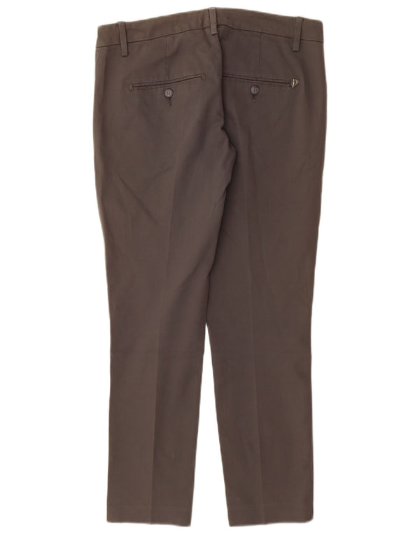 Spodnie damskie DONDUP Slim Fit Chino W28 L28 Szara bawełna