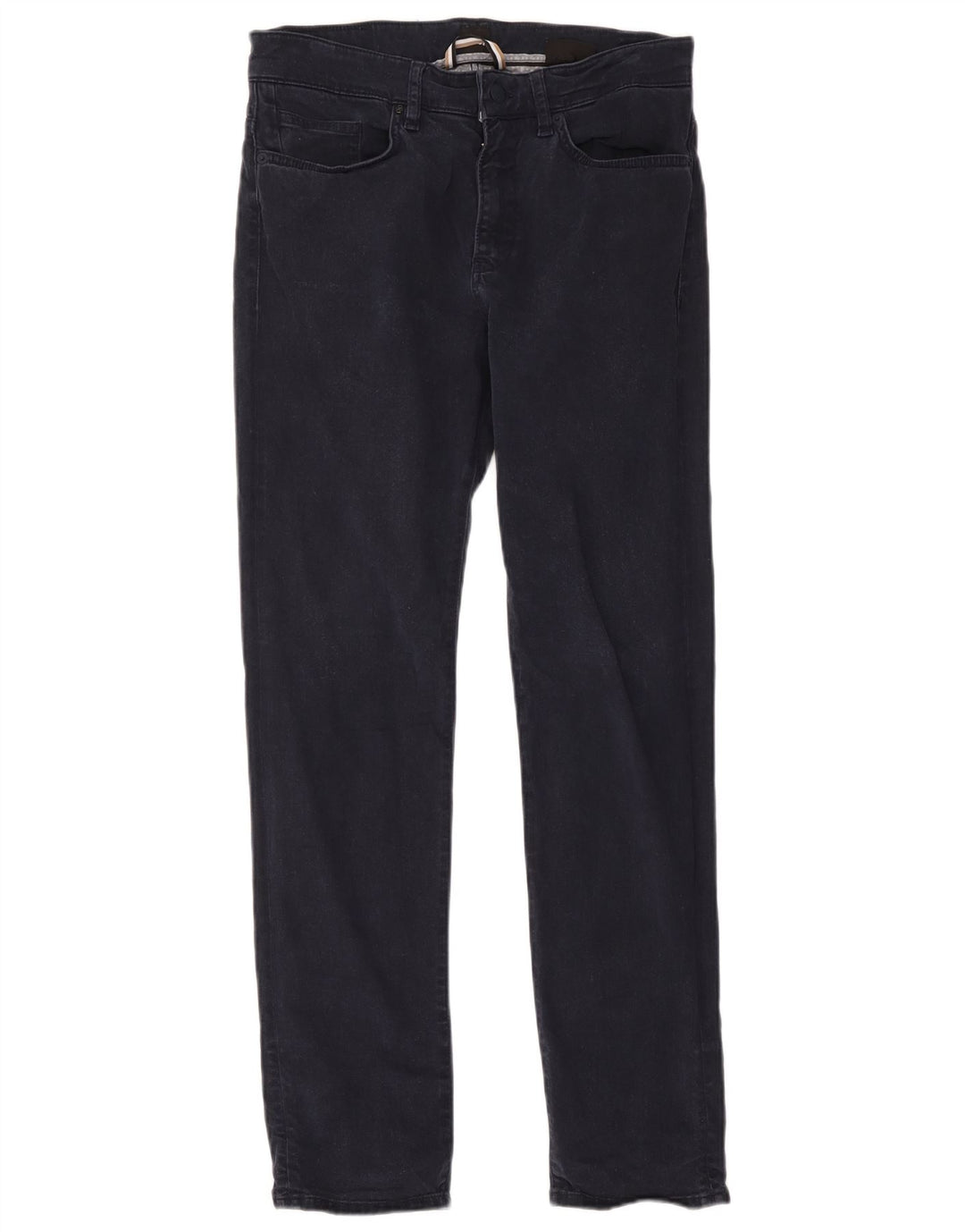 Męskie jeansy slim fit Hugo Boss W31 L32 Granatowy Lyocell