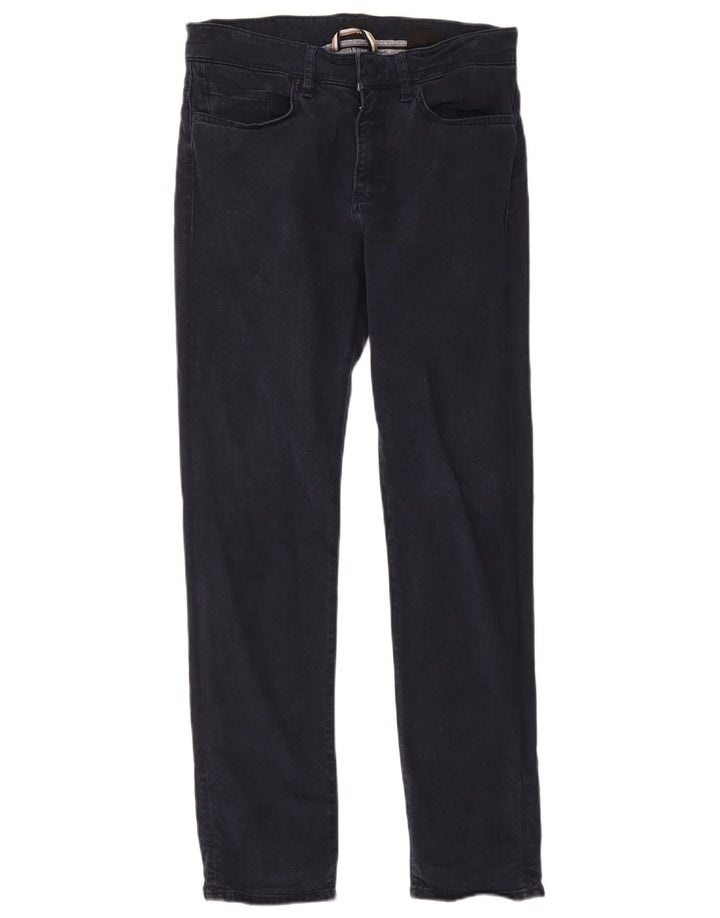 Męskie jeansy slim fit Hugo Boss W31 L32 Granatowy Lyocell