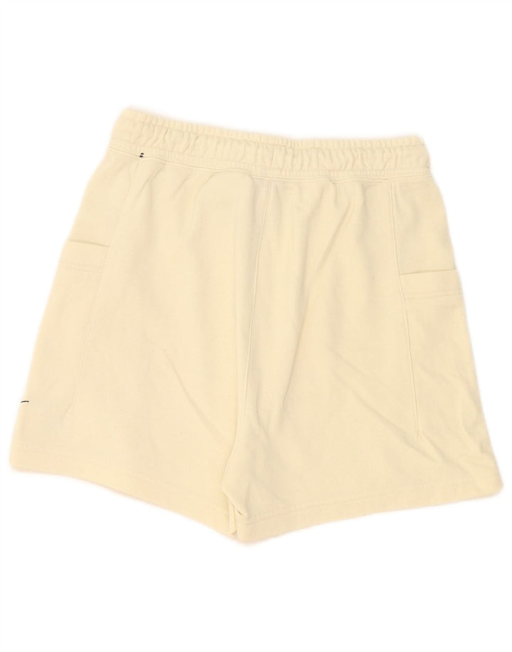 Damskie spodenki sportowe Nike UK 8 Małe, beżowe, bawełniane