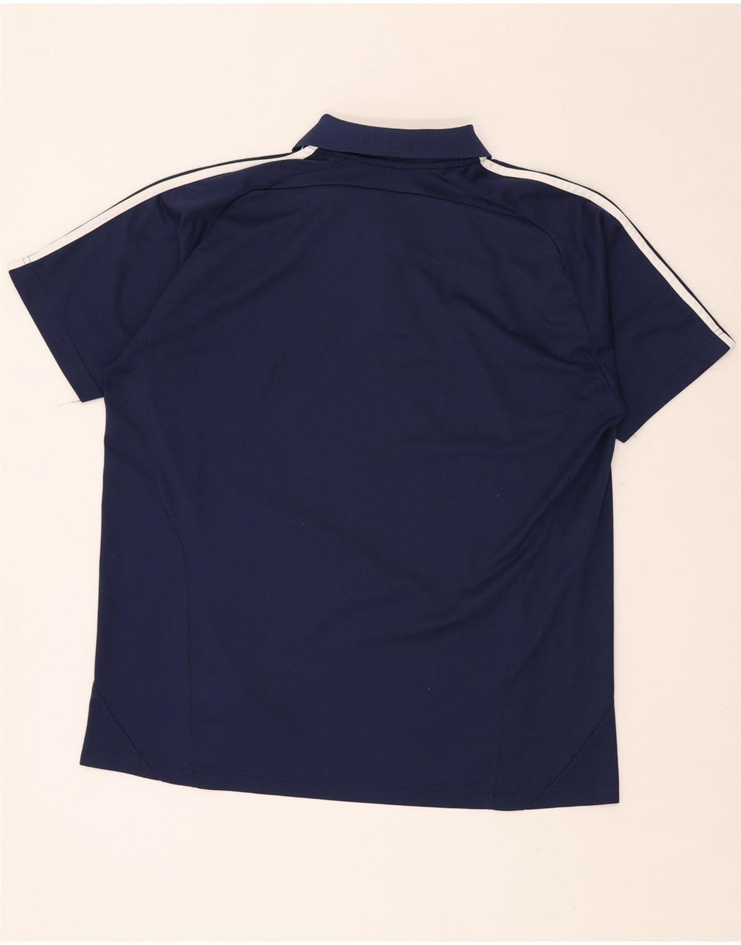 Męska koszulka polo ADIDAS Climalite UK 46/48 XL, granatowa, poliester