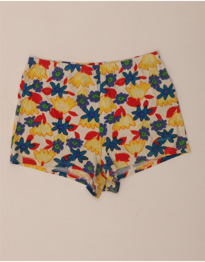 Damskie spodnie Colmar, duże, W34, wielobarwna, bawełniana w kwiaty