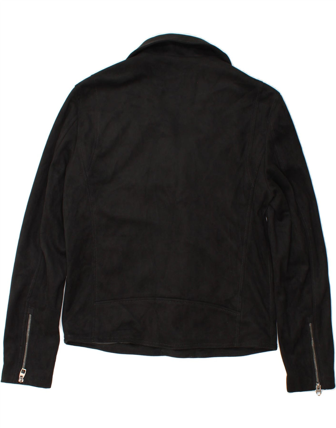 ZARA Womens Biker Jacket EU 40 Medium Black Vintage Zara and Second-Hand Zara from Messina Hembry 