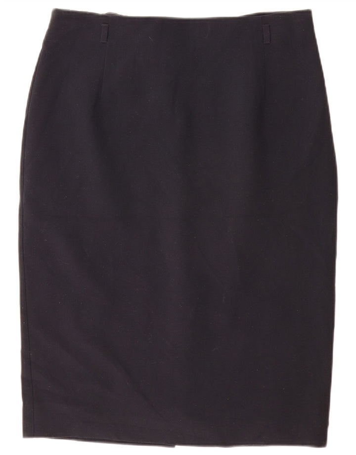 Marks & Spencer Damska spódnica ołówkowa UK 14 Large W32 Granatowy poliester