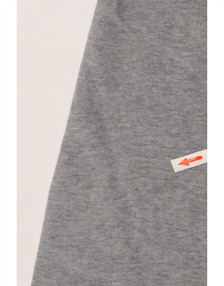 Męska bluza dresowa VINTAGE z grafiką XL, szara bawełna