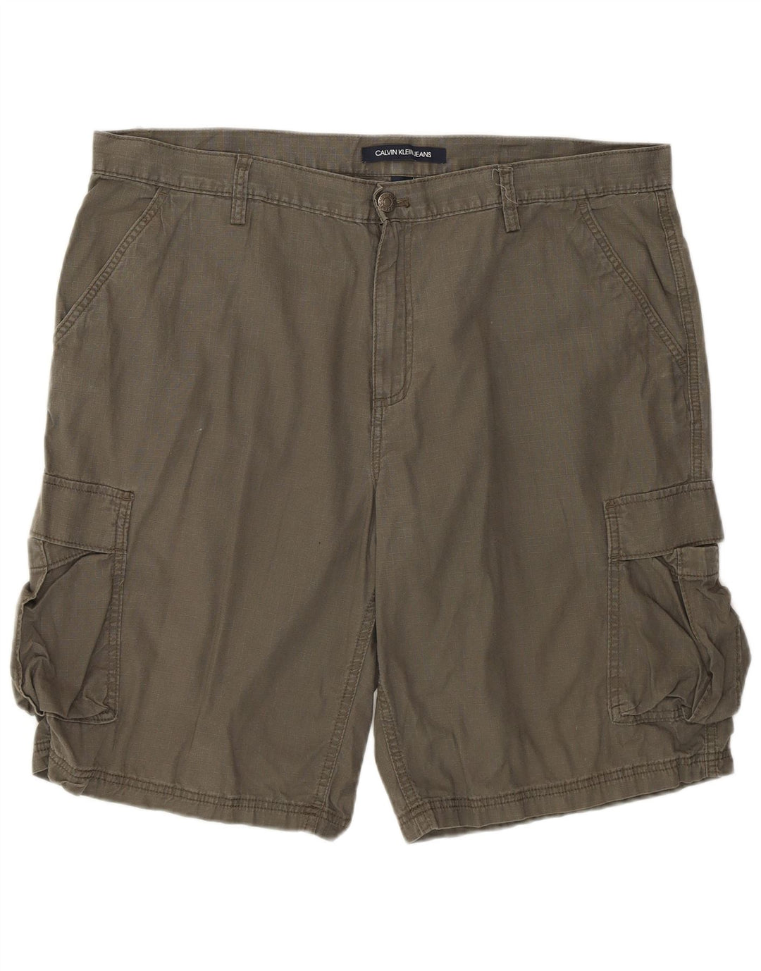 Męskie spodenki cargo Calvin Klein W38 XL, bawełna khaki