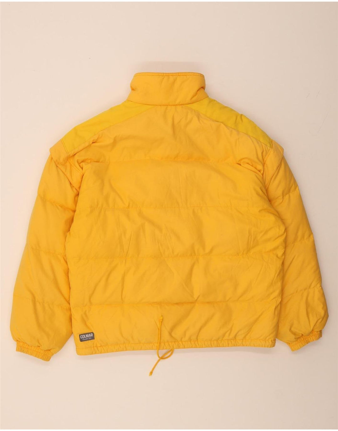 COLMAR Mens Padded Jacket UK 38 Medium Yellow Vintage Colmar and Second-Hand Colmar from Messina Hembry 