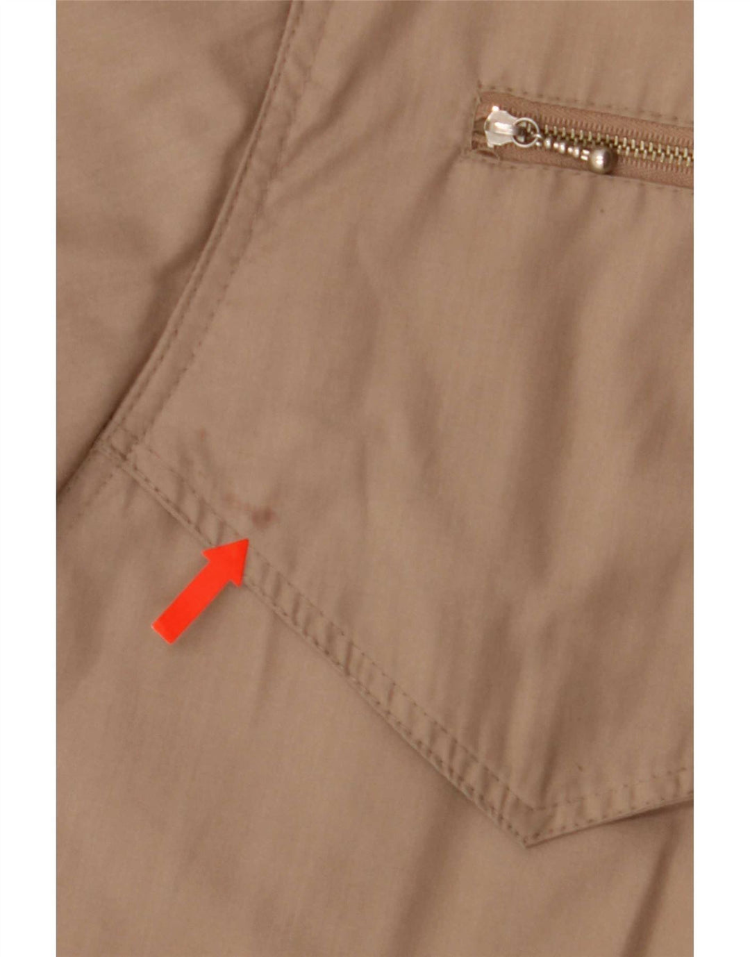 Vintage damski trencz oversize EU 40 średni beż poliester