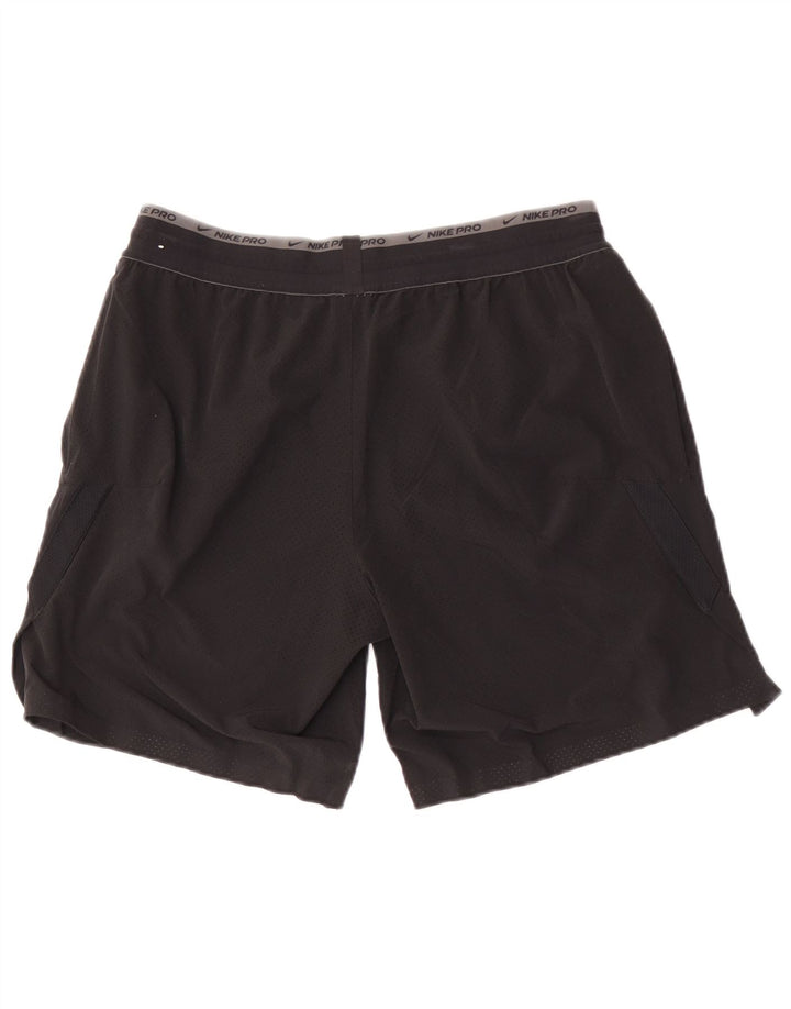 Męskie spodenki sportowe Nike Dri Fit, duże, czarne, poliestrowe