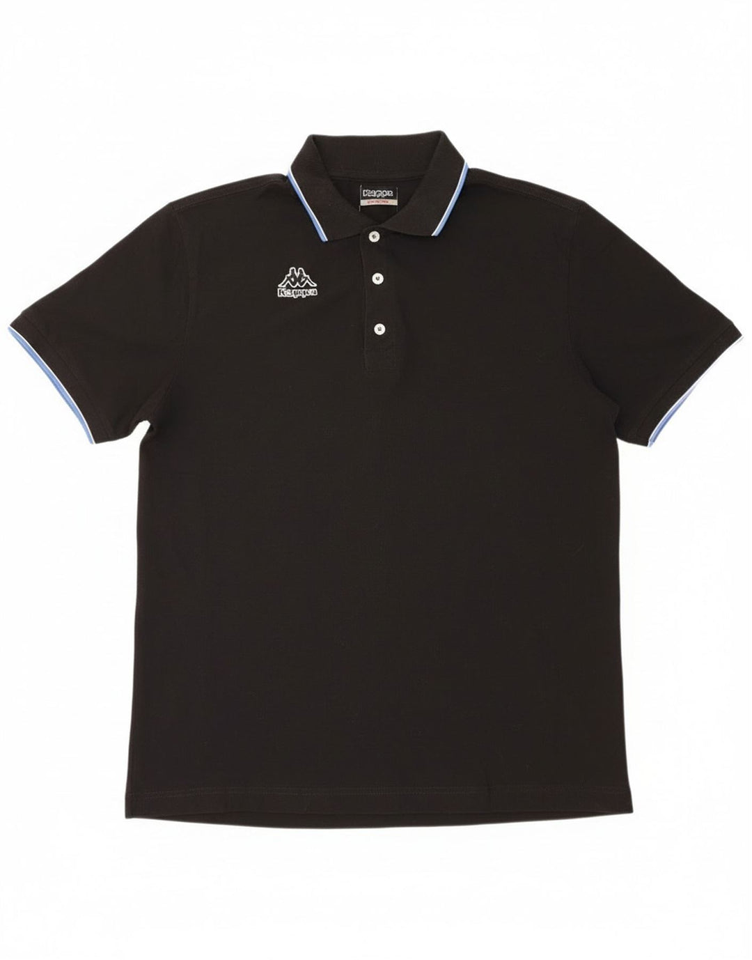Męska koszulka polo Kappa XL, czarna, bawełniana