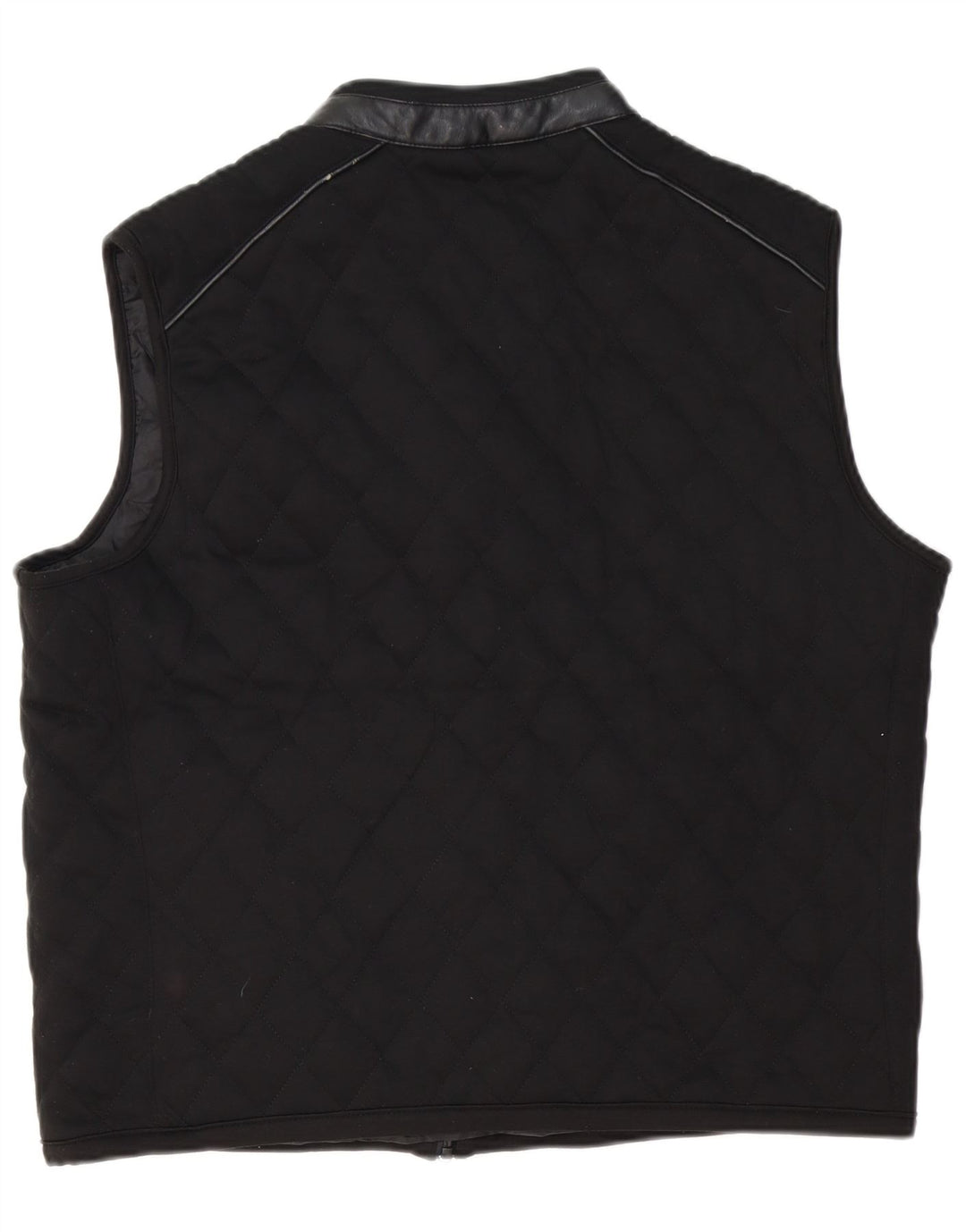 Męska pikowana kamizelka Zara UK 42 XL, czarna, poliester