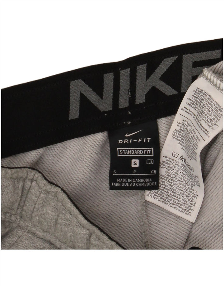 Męskie spodnie dresowe Nike Dri Fit, małe, szare, nakrapiane