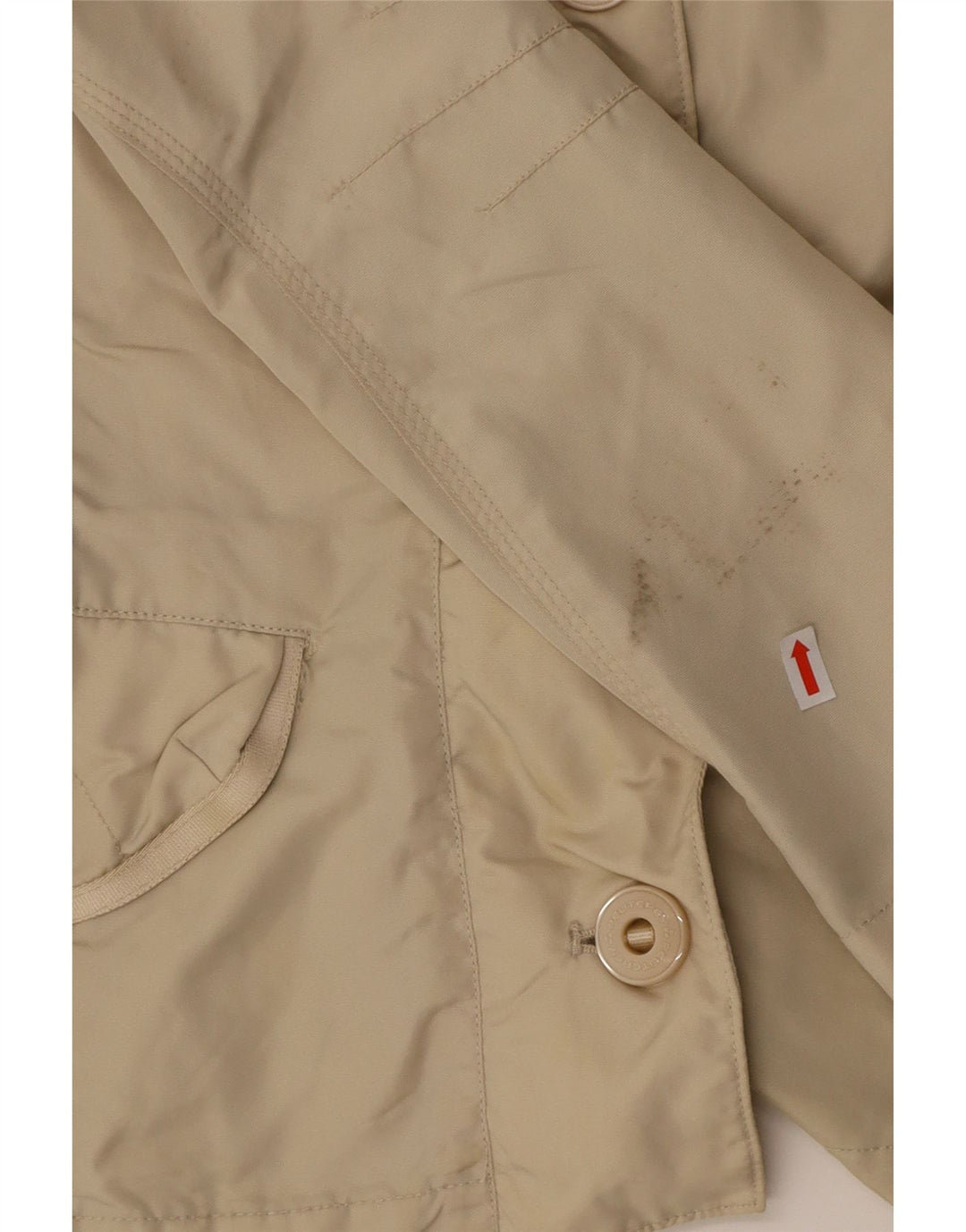 PEUTEREY Girls Utility Jacket 11-12 Years Beige Polyamide