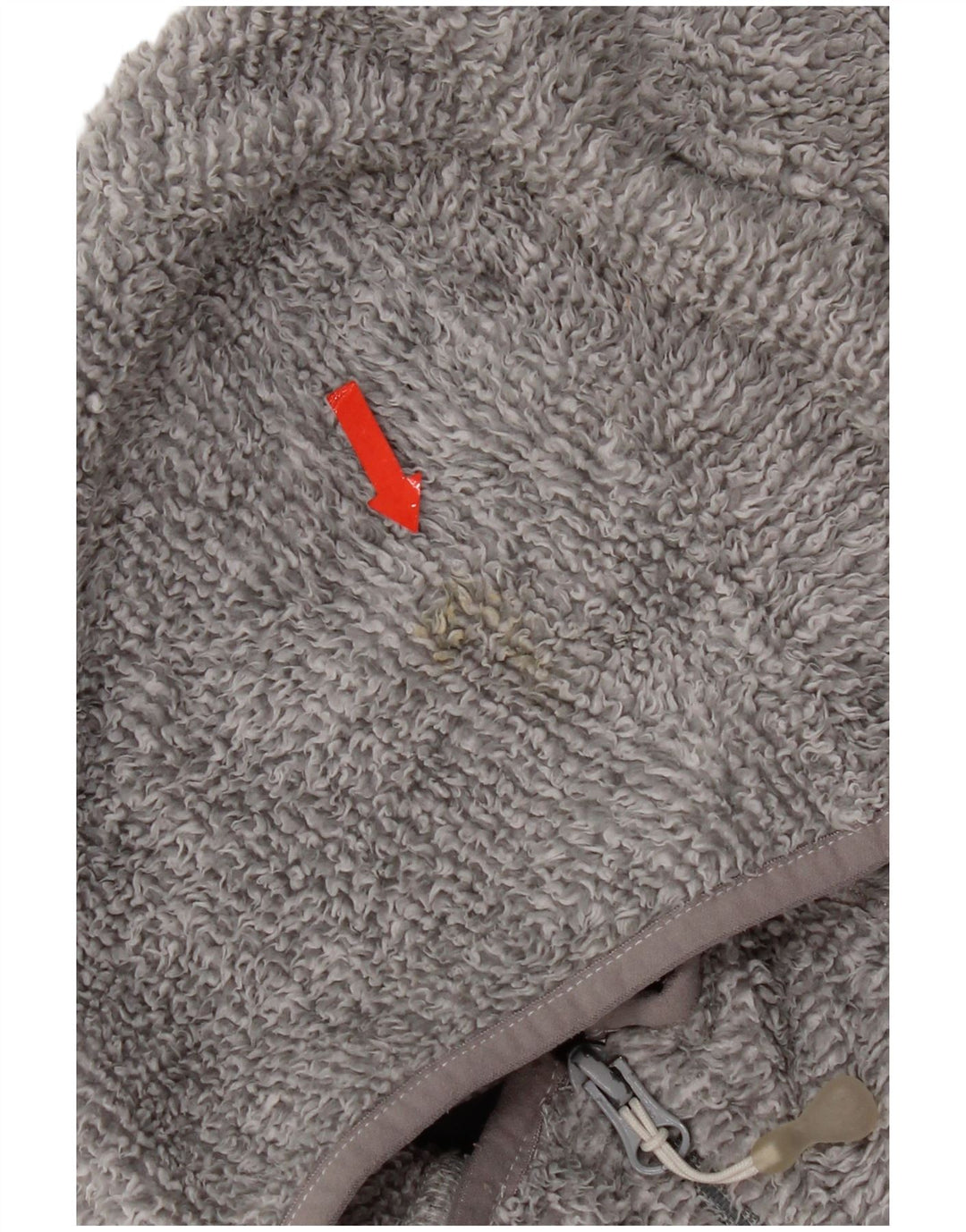 Damska kurtka polarowa z kapturem Jack Wolfskin UK 12, średni szary poliester