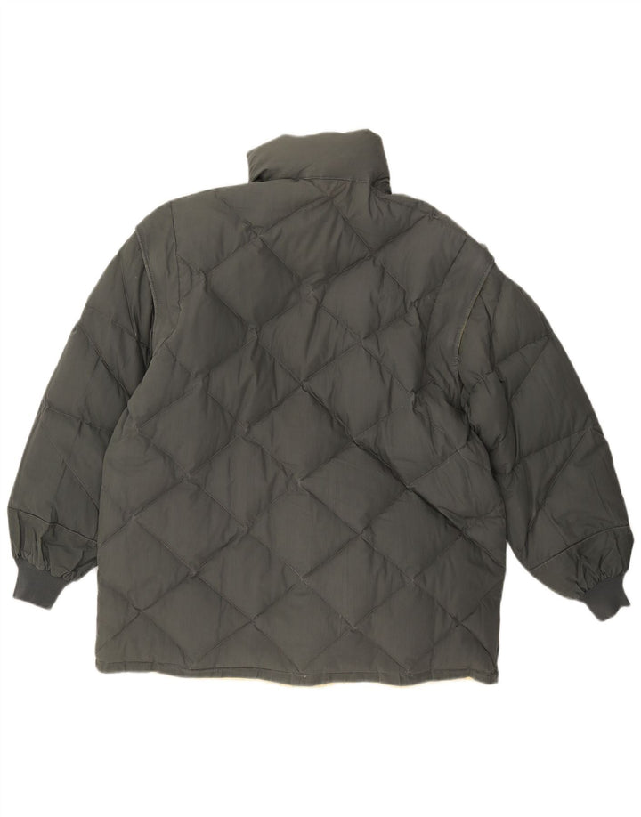 Dwustronna ocieplana kurtka męska z kapturem DOLOMITE UK 38, średni żółty