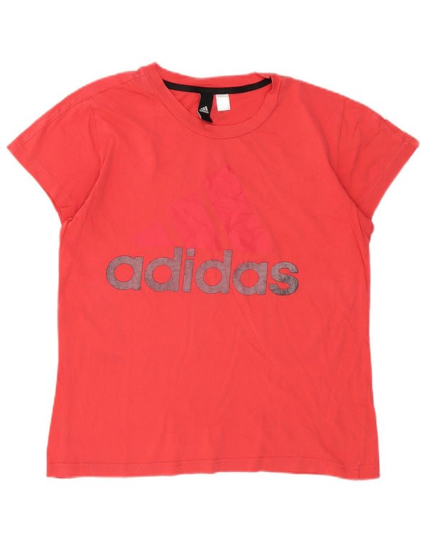 Damska koszulka graficzna Adidas Top UK 14 Średnia czerwień