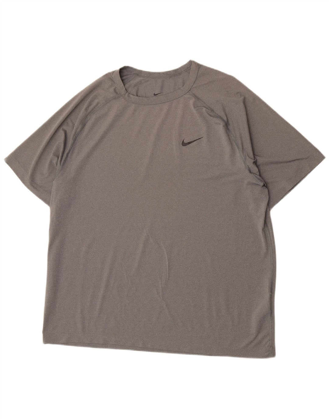 Męski T-shirt Nike Dri Fit, duży, szary, poliestrowy