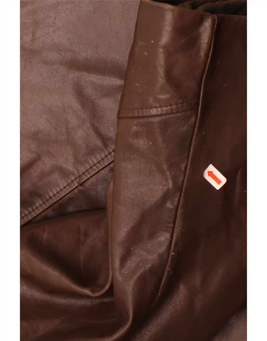 Vintage męska kurtka skórzana UK 36 Small Brown