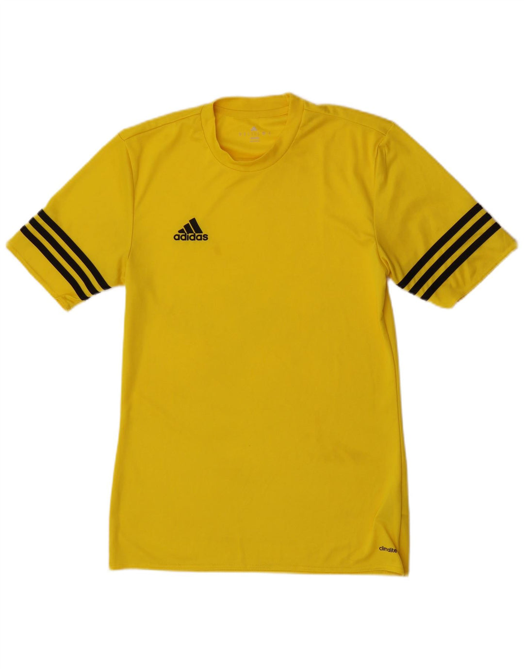 Adidas Męska koszulka Climalite Top, mała, żółta, poliester