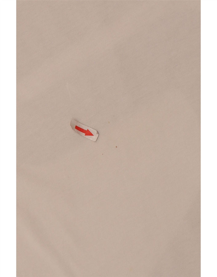 Męski T-shirt Fila z grafiką, mały, bawełniany w białe paski