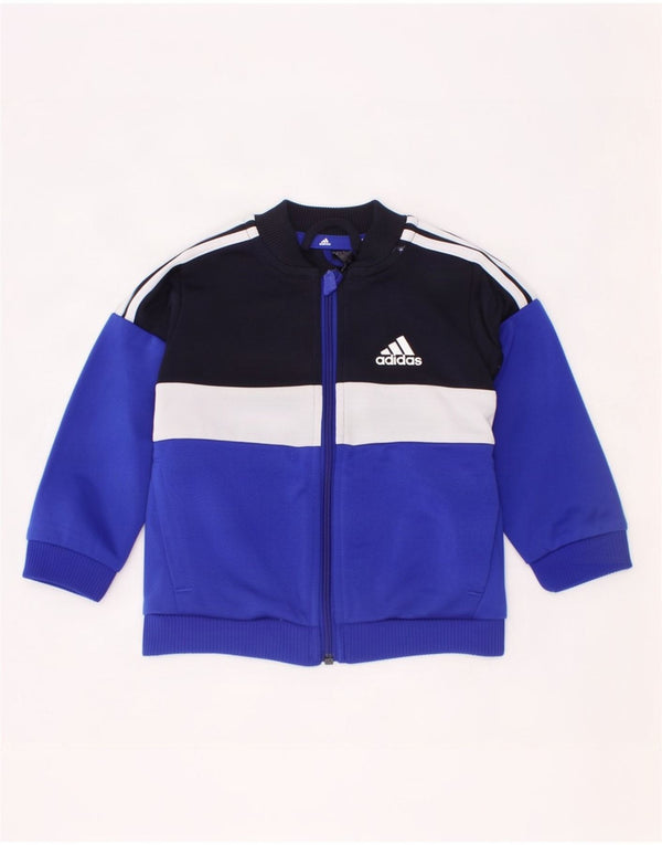 Kurtka dresowa Adidas Baby Boys Top 12-18 miesięcy w kolorze niebieskim