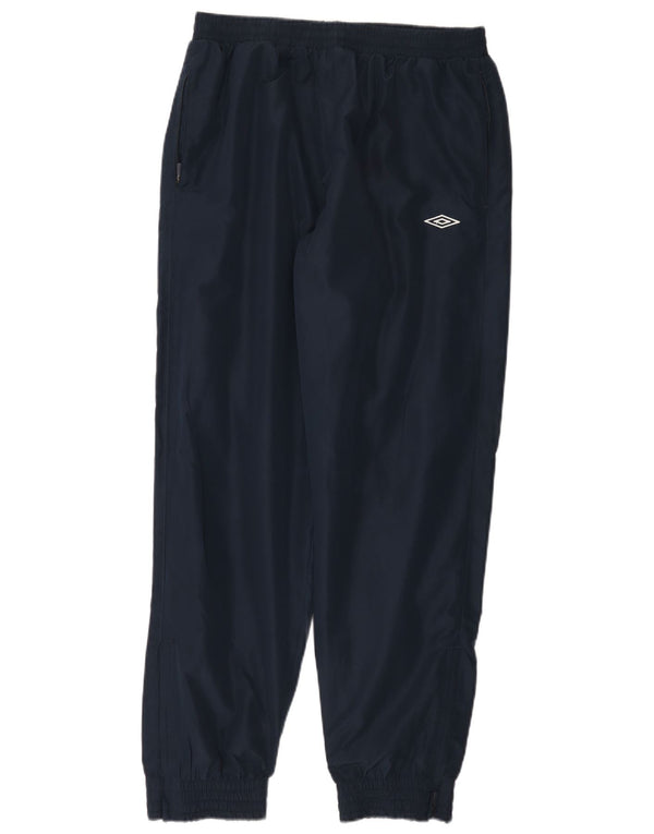 Męskie spodnie dresowe Umbro Joggery, duże, granatowe, poliestrowe