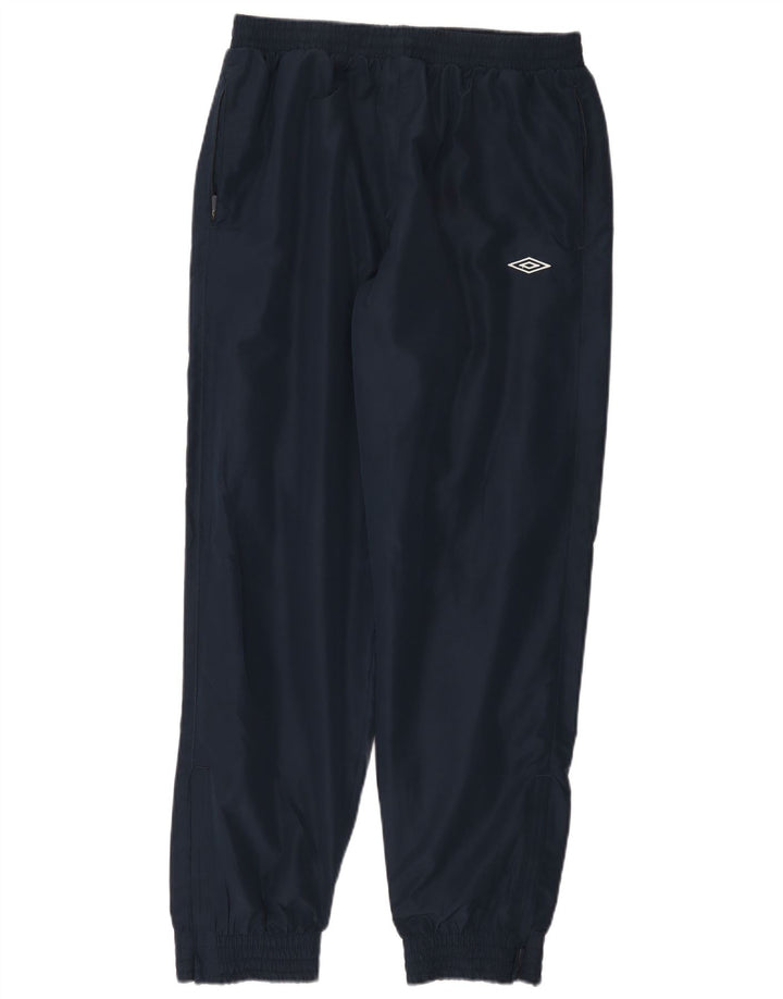 Męskie spodnie dresowe Umbro Joggery, duże, granatowe, poliestrowe