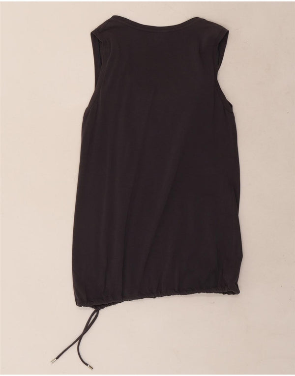 Damska bluzka bez rękawów Trussardi Top UK 10 Small Grey
