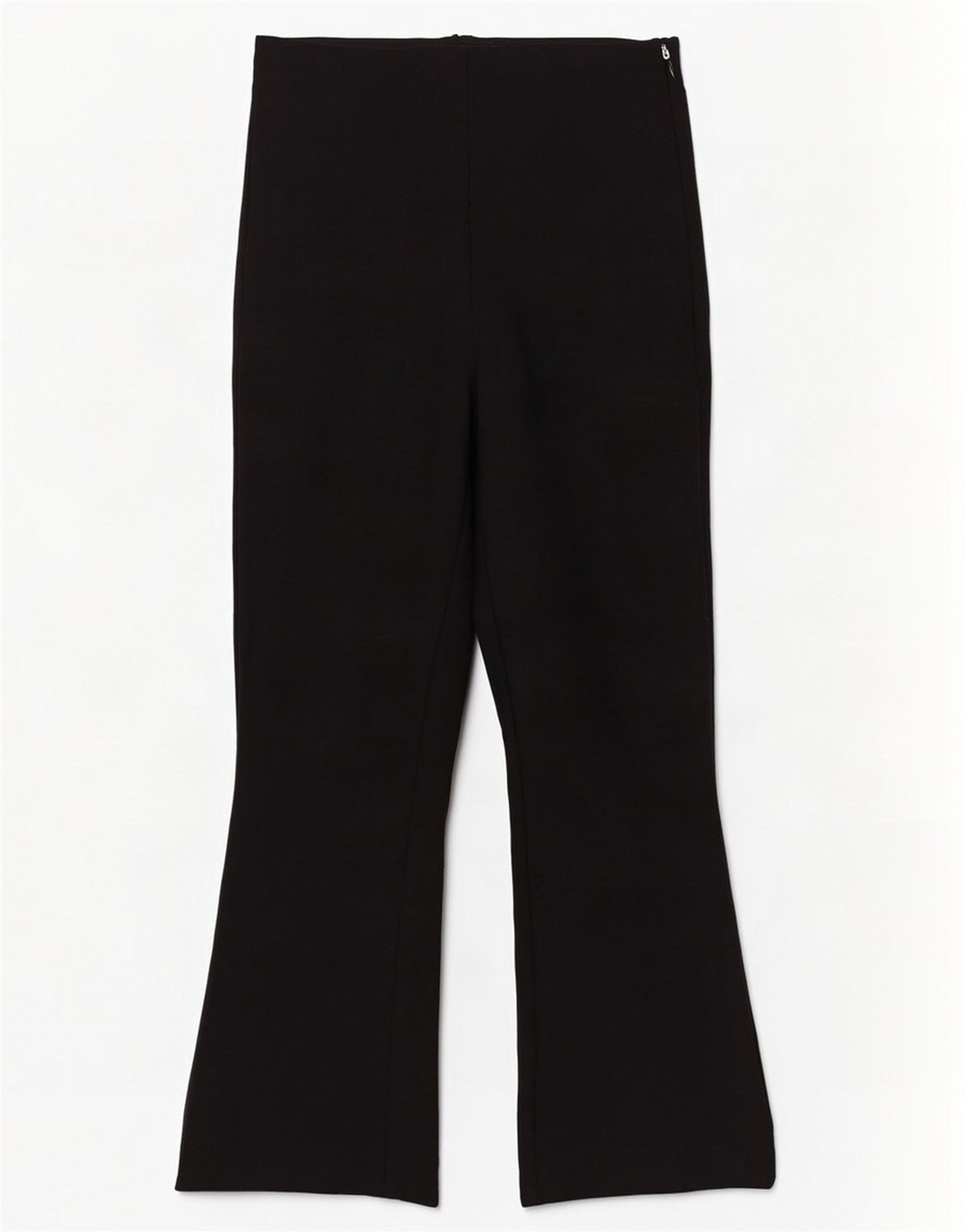 Spodnie damskie Zara Bootcut, małe, W26 L26, czarna wiskoza