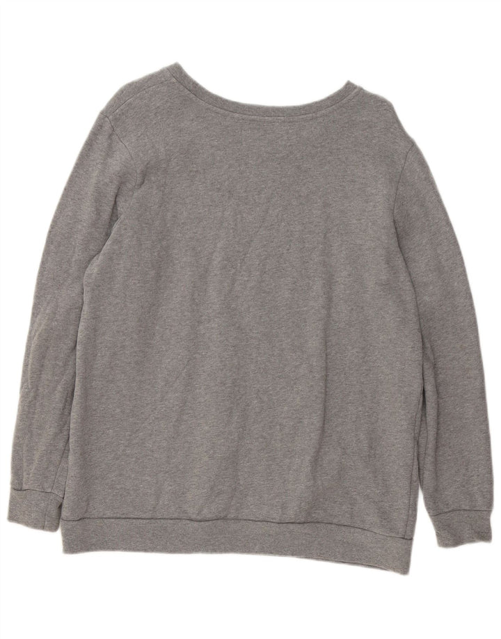 Damska bluza Calvin Klein Jeans UK 14, średnioszara, nakrapiana
