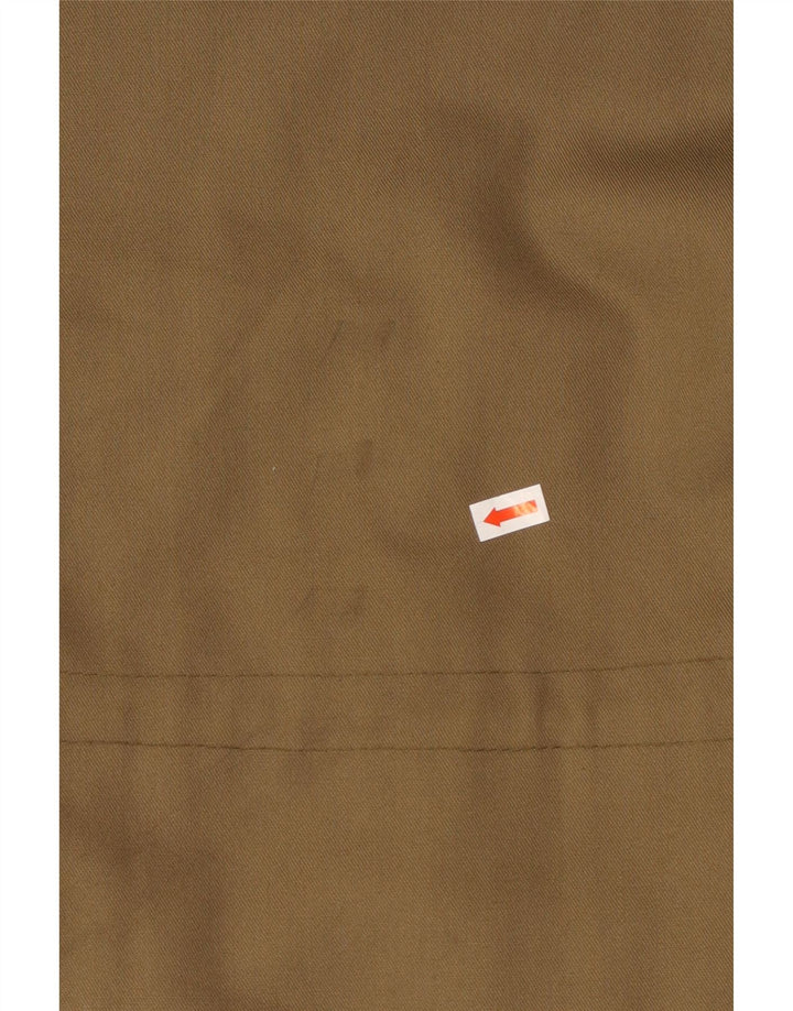 Męska kurtka wojskowa z kapturem VINTAGE IT 50, duża, bawełniana khaki